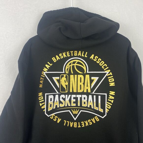 NBA Graphic Sweater Adult Extra Large Black Hoodie Sweatshirt Pullover - Picture 4 of 10